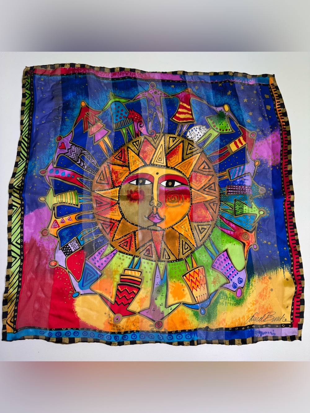 Laurel Burch Multicolored scarf